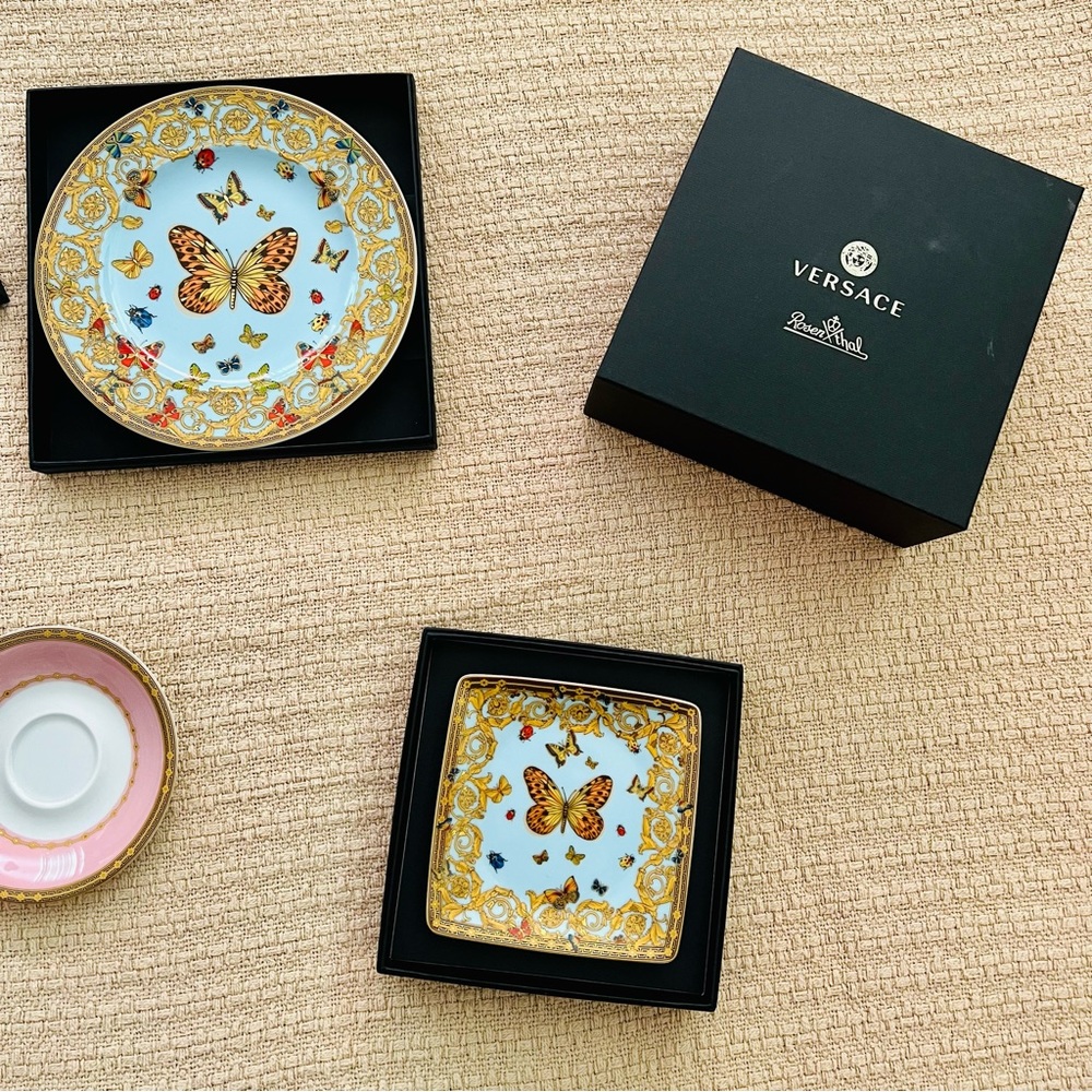 Butterfly Garden Bread & Butter Plate